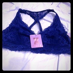 NWT SavageXFenty racerback bralette in royal blue